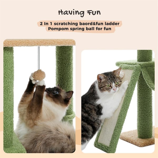 Floor to ceiling hotsell scratching posts for cats