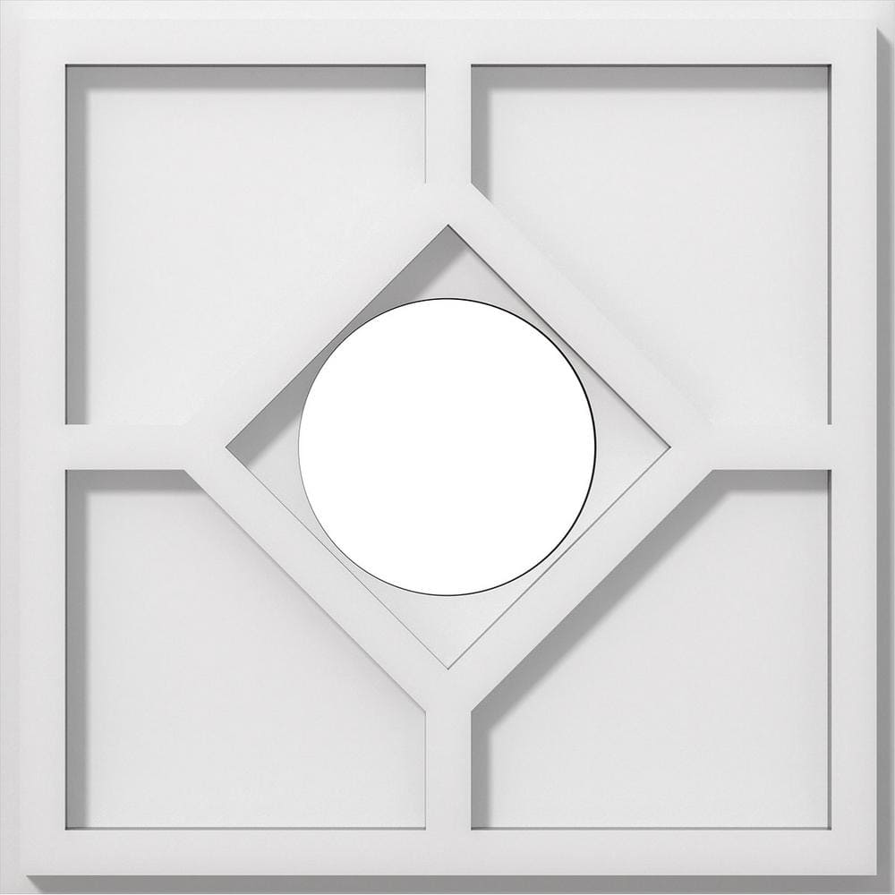 1 in. P X 4 in. C X 12 in. OD X 4 in. ID Embry Architectural Grade PVC Contemporary Ceiling Medallion price history on PriceWatchPro