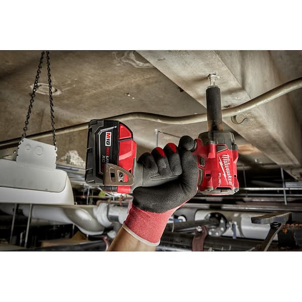 Milwaukee - M18 FUEL GEN-3 18V Lithium-Ion Brushless Cordless 3/8 in. Compact Impact Wrench with One 5.0Ah Battery and Charger