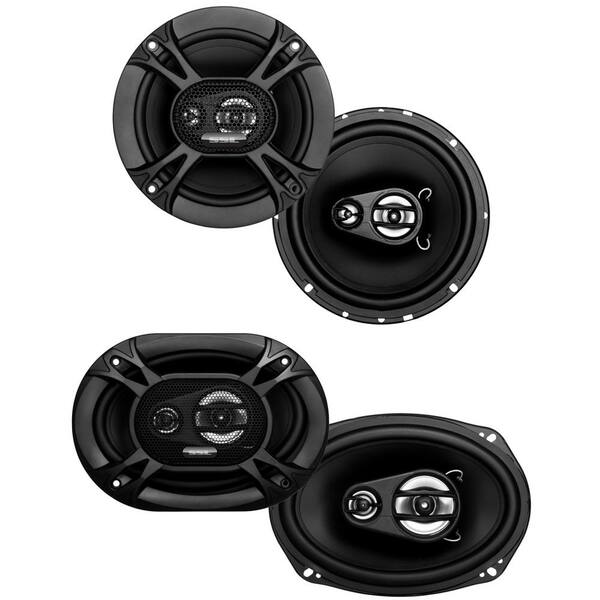 SOUND STORM 2) SSL 6.5 in. 150-Watt 3-Way Plus 6 in. x 9 in. 300-Watt Car Coaxial Speakers