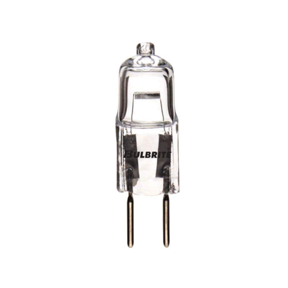 Bulbrite 35-Watt Soft White Light T3 (GY6.35) Bi-Pin Screw Base Dimmable Clear Mini Halogen Light Bulb(10-Pack) -  860784