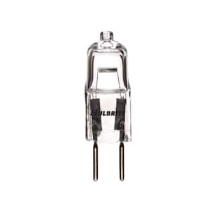 Mini 50-Watt Equivalent T3 with Bi-Pin Base GY6.35 in Clear Finish Dimmable 2900K Halogen Light Bulb (10-Pack)