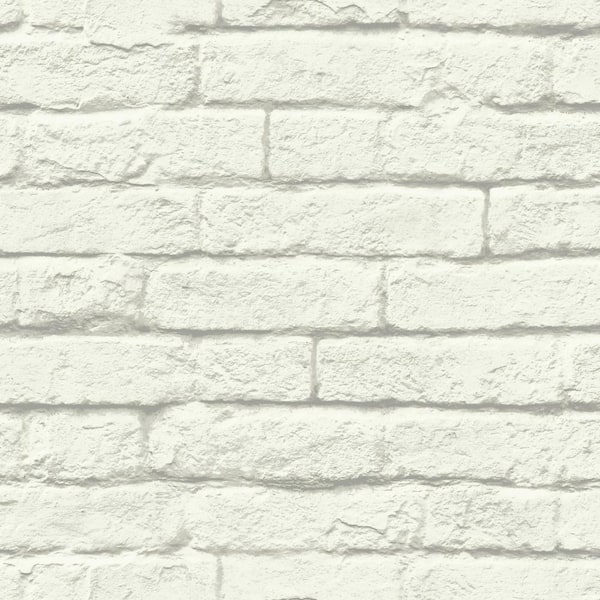 Magnolia Home by Joanna Gaines 34.17 sq. ft. Magnolia Home Brick-and-Mortar Premium Peel and Stick Wallpaper