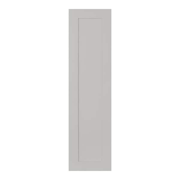 Hampton Bay Avondale 11.25 in. W x 42 in. H Wall Cabinet Decorative End Panel in Dove Gray