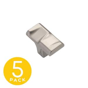 Geiger Series 1 in. Modern Satin Nickel Cabinet Knob (5-Pack)