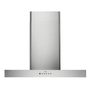 30 in. 700 CFM Stainless Steel Wall Mount Perimetric Range Hood with Flame-Temp Sensor Auto On/Off and Fan Control