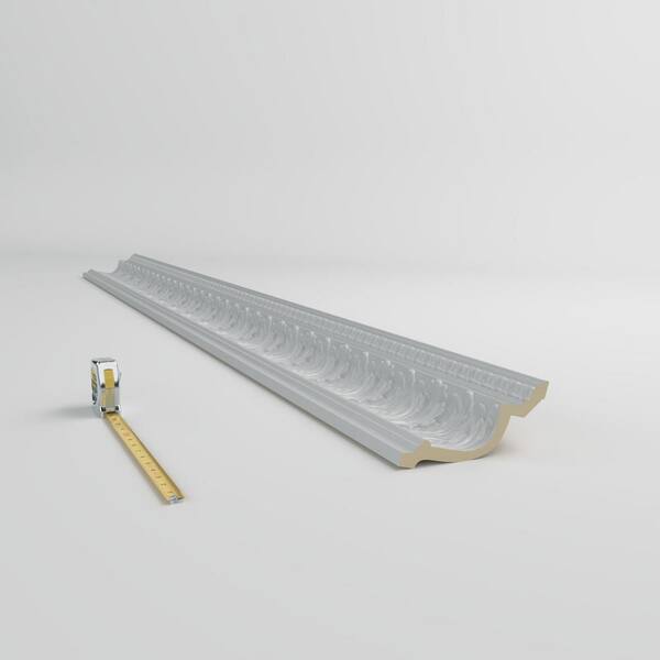 Ekena Millwork Micah 5.125 in. D x 8.625 in. W x 96 in. L Polyurethane Crown Moulding