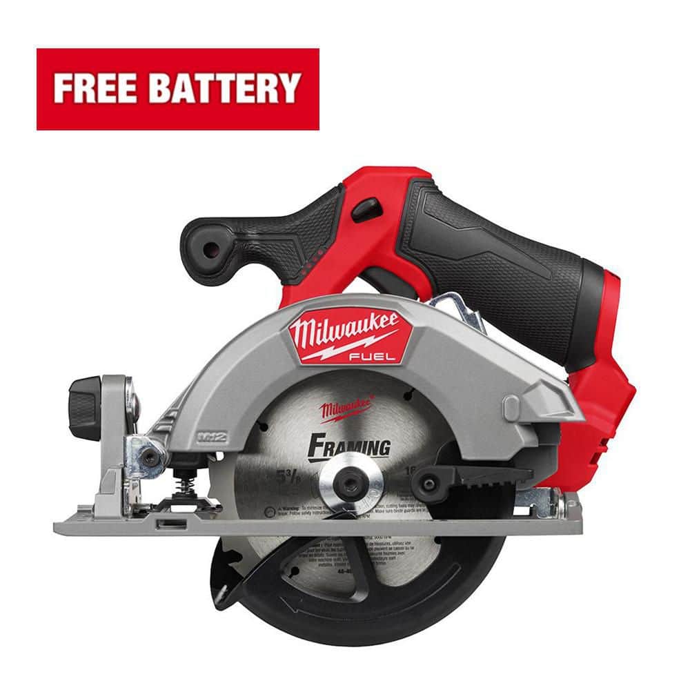 Milwaukee M12 FUEL 12V Lithium-Ion Brushless 5-3/8 in. Cordless Circular Saw (Tool-Only) 2521-20 - The Home Depot