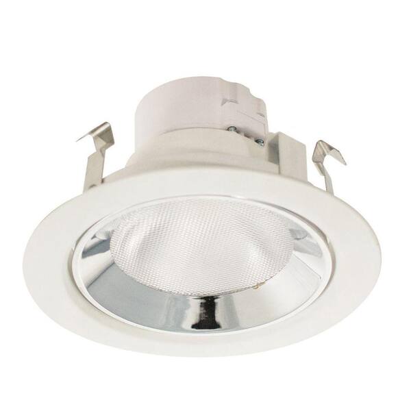 Whirlpool Gold Series 4 in. White and Chrome LED Recessed Light Kit 50-Watt Equivalent Dimmable Adjustable/Directional