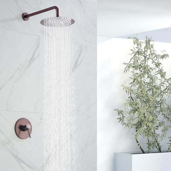 Staykiwi Single Handle 1-Spray Shower Faucet 1.5 GPM with Ceramic Disc Valves in. Oil Rubbed Bronze