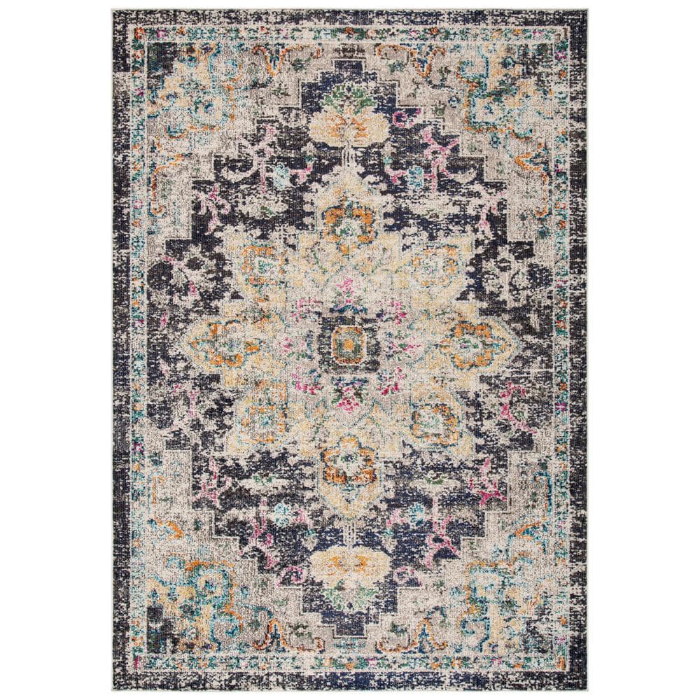 Madison Black/Gold 4 ft. x 6 ft. Border Area Rug price history on PriceWatchPro