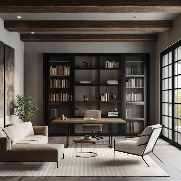 Fredrika Geometric Washable Light Grey 8' Round Indoor Rug