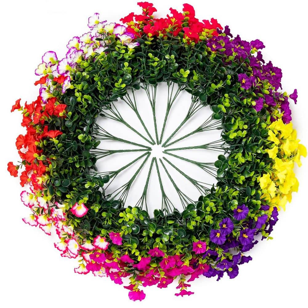 Artificial Morning Glory, 16-Bundles L0DL8SMV7Q - The Home Depot