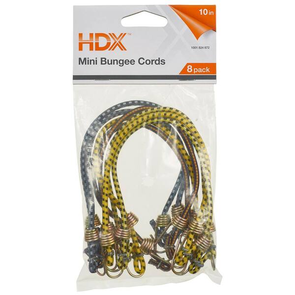 Keeper 06052 Mini Bungee Cord 10-Inches Pack of 8 