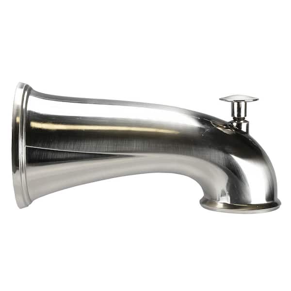Decorative Tub Spout In Brushed Nickel, Bathtub Spout Replacement Slip On