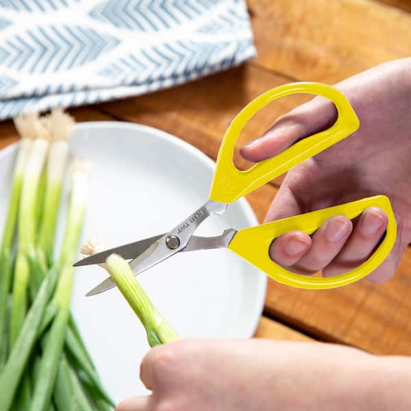 Joyce Chen Original Unlimited Kitchen Scissors All Purpose Dishwasher Safe  Kitchen Shears With Comfortable Handles, White, 2 Pack - Yahoo Shopping