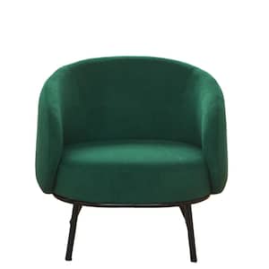 Monahan Green Velvet Arm Chair
