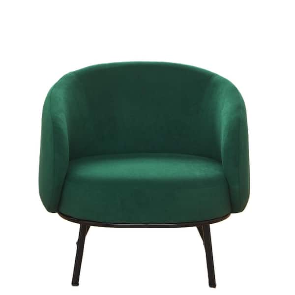 US Pride Furniture Monahan Green Velvet Arm Chair