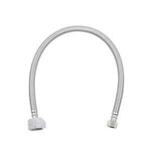 1/2 in. Compression x 7/8 in. Ballcock Nut x 20 in. Braided Stainless Steel Toilet Supply Line