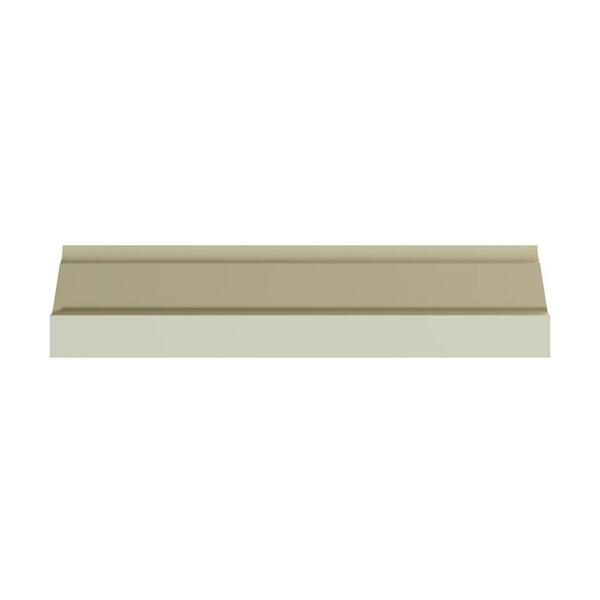 Ekena Millwork Laredo 2 in. D x 2.875 in. W x 96 in. L Polyurethane Crown Moulding
