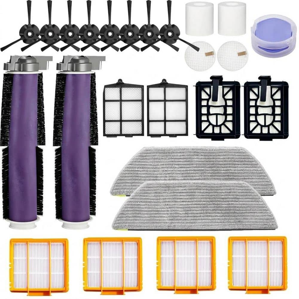 Vacuum Cleaner Replacement Roller Brush Side HEPA Sponge Filter Combo Kit for RV2820AE AV2800ZE RV2820YE RV2820ZE 1 Kit price history on PriceWatchPro