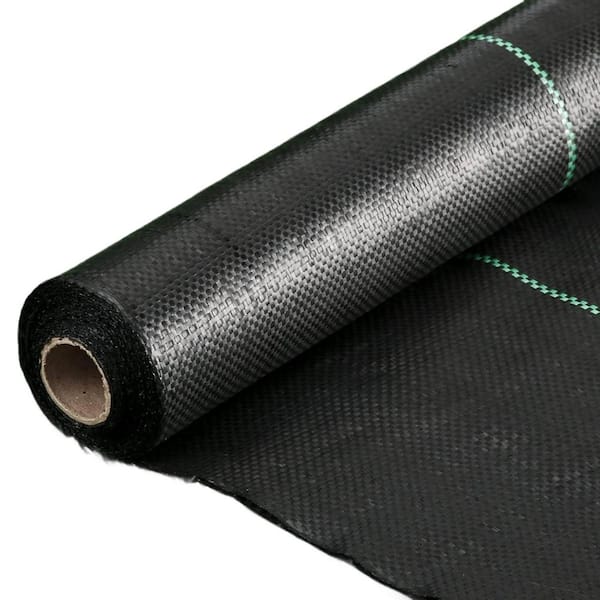 Heavy Duty Weed Barrier: 1.3 ft. x 100 ft. Thicken Woven Fabric, Controls Weeds for Garden Beds, Driveway