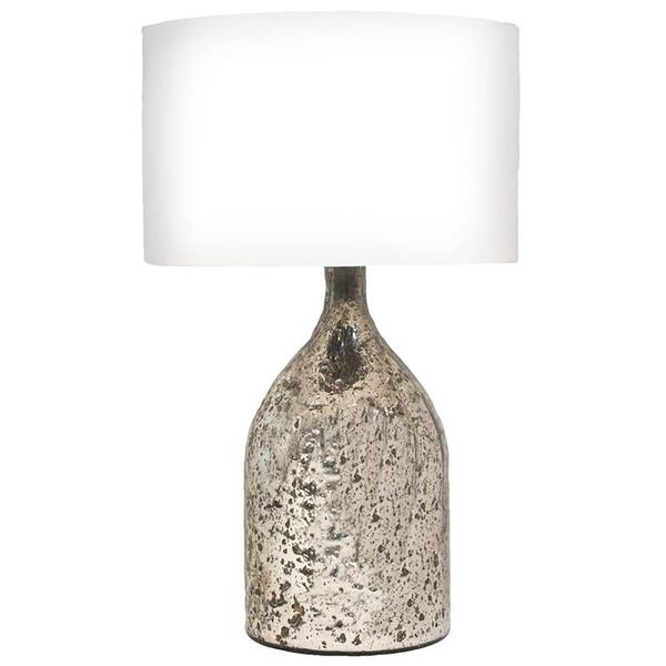 Renwil Amberlea 23 in. Antique Silver Table Lamp