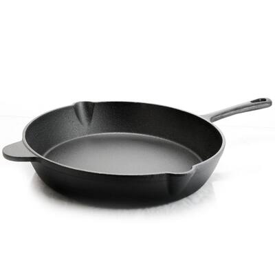Addlestone 12.75 in. Aluminum Frying Pan in Black