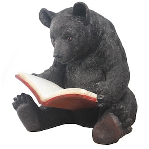 Bear Reading A Book Statues