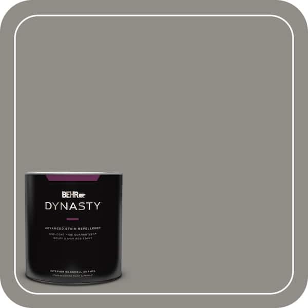BEHR DYNASTY 1 qt. #PPU24-08 Parador Stone Eggshell Enamel Interior Stain-Blocking Paint and Primer