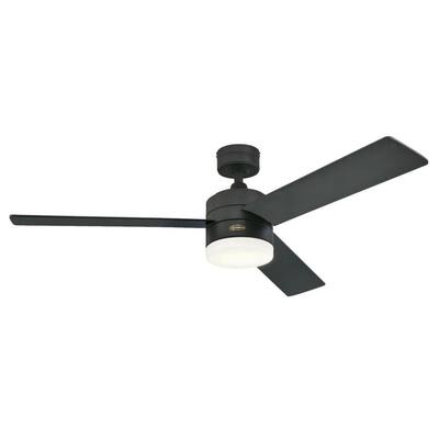 Alta Vista 52 in. LED Matte Black Ceiling Fan