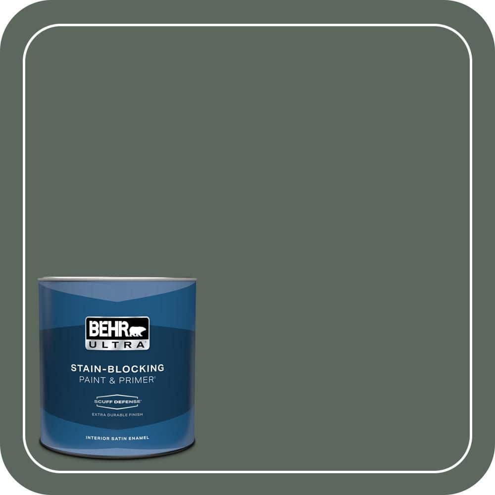 1 qt. #N420-6 Pine Mountain Extra Durable Satin Enamel Interior Paint & Primer price history on PriceWatchPro