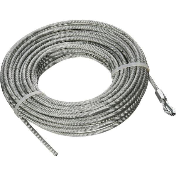 50 ft. 1/8 in. ID x 3/16 in. OD Vinyl Coated Galvanized Cable Roof Safety Tool