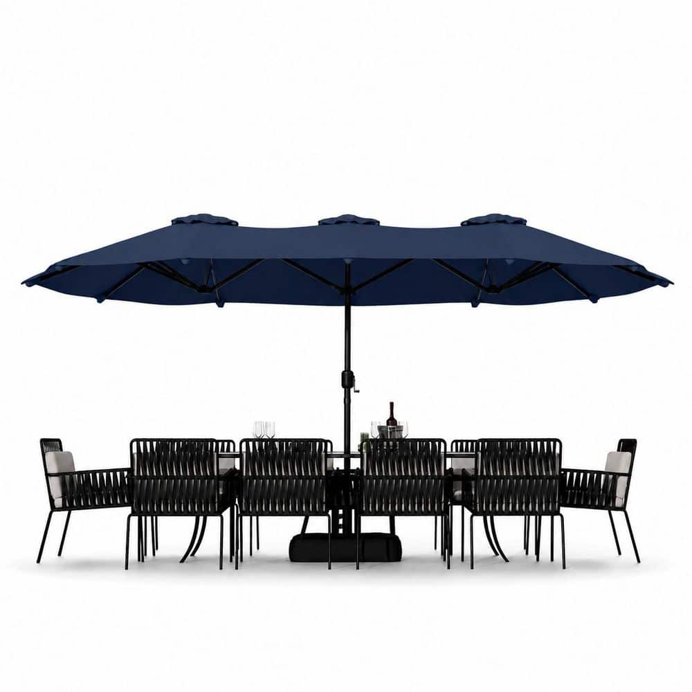 16 ft commercial patio umbrella Grand 10x10 Large Patio with Base, Double-Sided Outdoor Cantilever Aluminum Umbrella, Offset Umbrella with Cover for Use, Poolside, Deck, Backyard, Gray : Patio, Lawn & Garden and market spaces Large Commercial Patio Umbrellas |