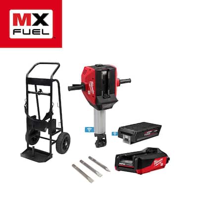 MX FUEL Lithium-Ion Cordless 1-1/8 in. Breaker with Battery and Charger — Home Depot clearance