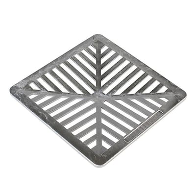 JONES STEPHENS 6 in. x 6 in. Cast Iron Cesspool Grate Drain D59-156 - The  Home Depot