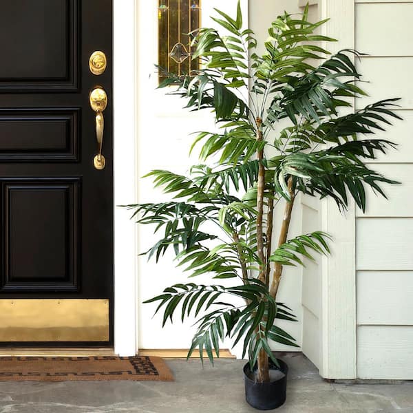 Pure Garden 5 ft. Artificial Tropical Palm Tree