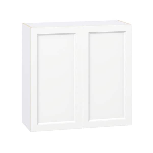 Laramie 36 in. W x 14 in. D x 35 in. H Assembled Wall Kitchen Cabinet in Painted Bright White