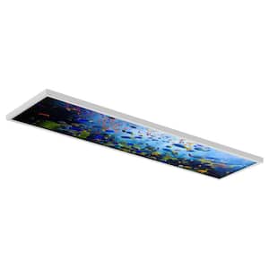 Ocean 001 1 ft. x 4 ft. Flexible Decorative Light Diffuser Panels Ocean for Classrooms and Offices