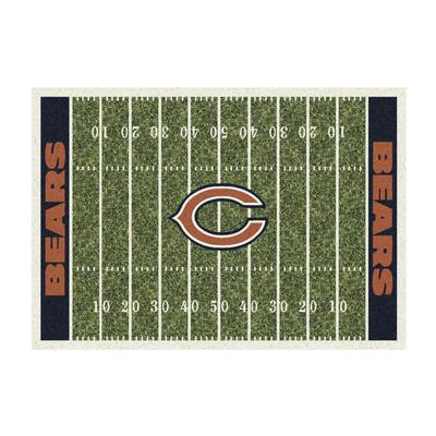 FANMATS Chicago Bears 3 ft. x 6 ft. Football Field Rug Runner Rug 7347 -  The Home Depot