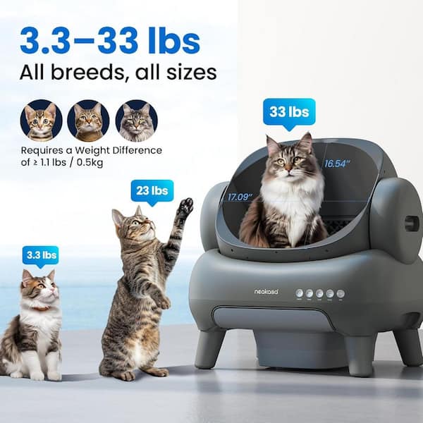 Neakasa M1 Plus Open Top Self-Cleaning Cat Litter Box