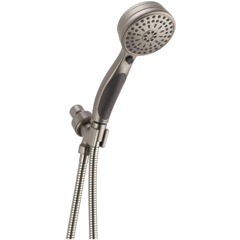 お買得限定品☆夏売れ筋 デルタ54445-ss-pk h2okinetic 5-settingシャワーマウントハンドシャワー,ステンレス 