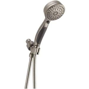 ActivTouch 9-Spray Patterns 1.75 GPM 3.75 in. Wall Mount Handheld Shower Head in Stainless