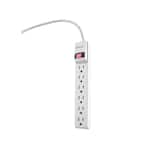 6-Outlet Power Strip with 1.5 ft. Cord