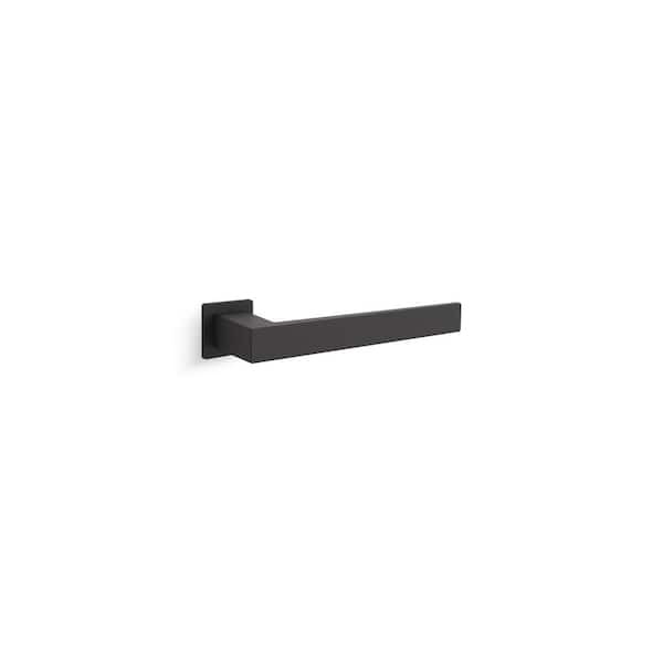 KOHLER Honesty 9.69 in. Wall Mounted Towel Bar in Matte Black