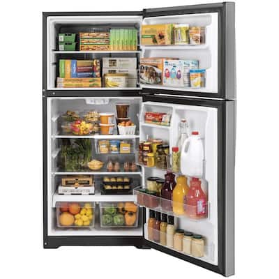 19.2 Cu. Ft. Top Freezer Refrigerator in Fingerprint Resistant Stainless Steel