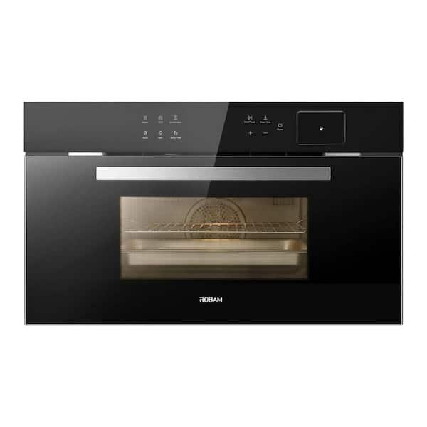 18 in. Single Wall Oven with Convection in Black