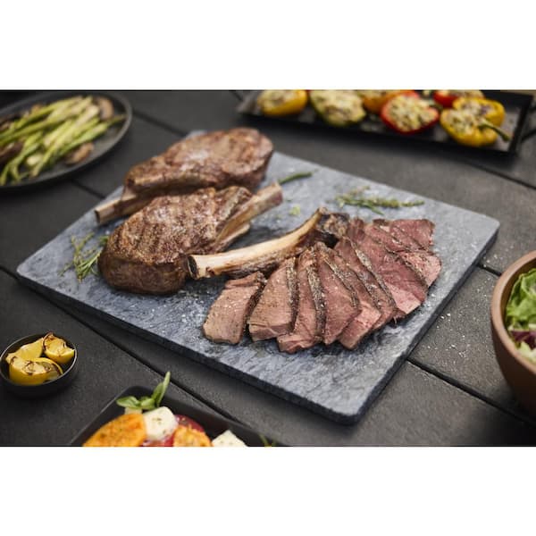 Spirit E-435 4-Burner Liquid Propane Gas Grill in Black with Rust-Resistant Griddle Insert