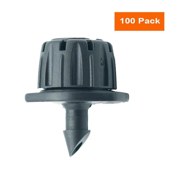 0-10 GPH Adjustable Dripper on Barb 180 Degree (100-Pack)