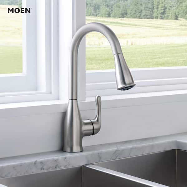 Kaden Single-Handle Pull-Down Sprayer Kitchen Faucet with Reflex and Power Clean in Spot Resist Stainless